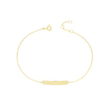 Gold ID Chain Bracelet