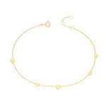 Gold Star Chain Bracelet