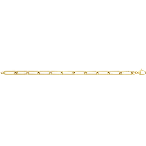 Gold Paperclip Bracelet