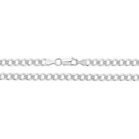 Silver Light Curb Chain