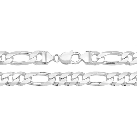 Silver Heavy Figaro Chain