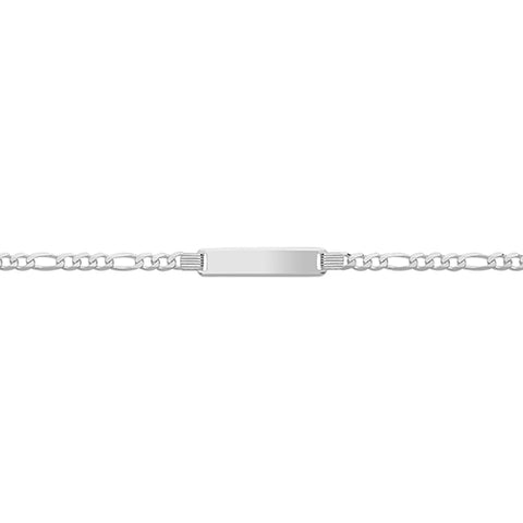 Silver Figaro ID Bracelet