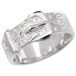 Silver Buckle Ring