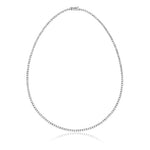 White Gold Diamond Tennis Chain Necklace