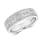 White Gold Full Diamond Eternity Ring